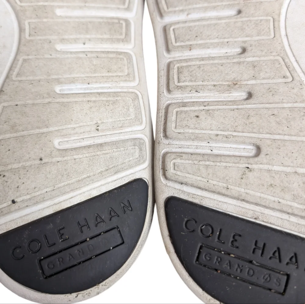Cole Haan Men's Original Grand Stitchlite Plain Oxford Light Gray White Size 9M